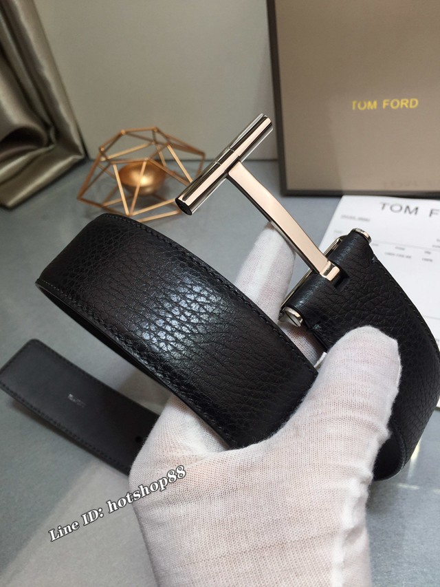 TOM FORD商務男士皮帶 湯姆福特雙面小牛皮腰帶  jjp1865